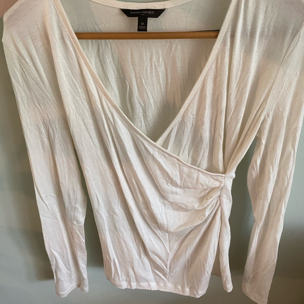 Banana Republic wrap top